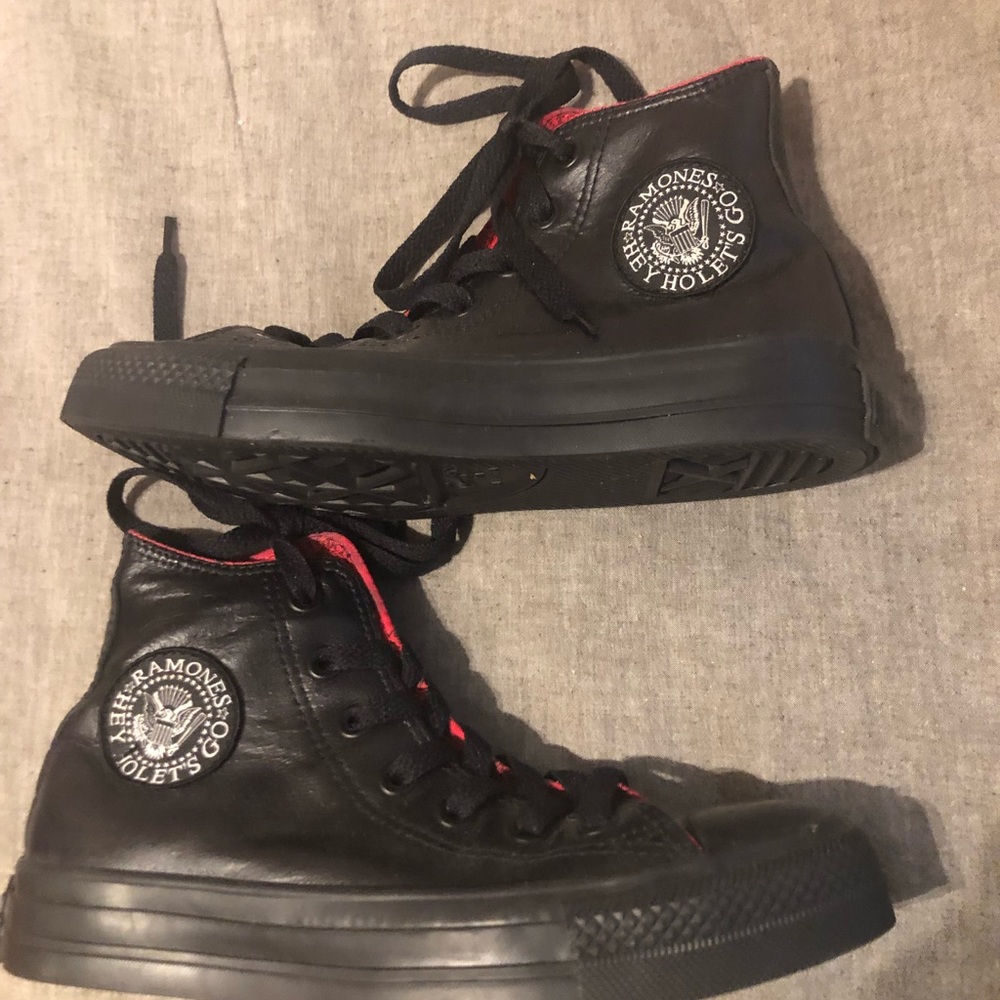 New Converse Ramones Hey Ho Let’s Go All Star new 3.5